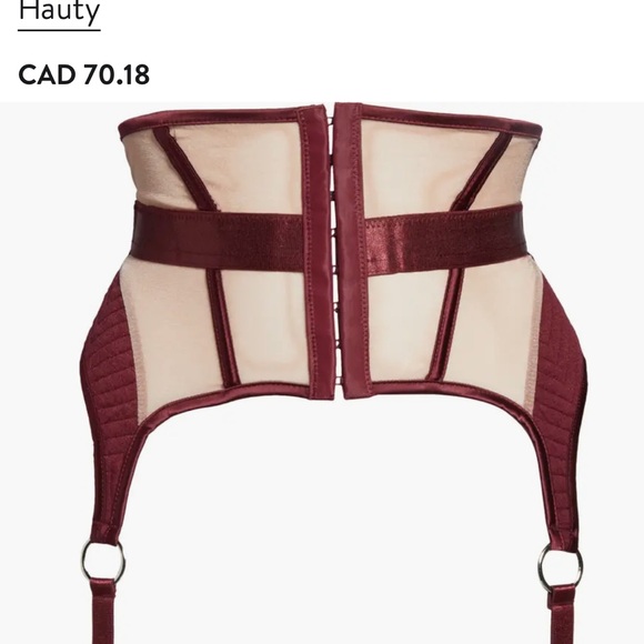 hauty Other - Hauty ~ Nordstrom HAUTY haute couture nude Garter Belt sz S